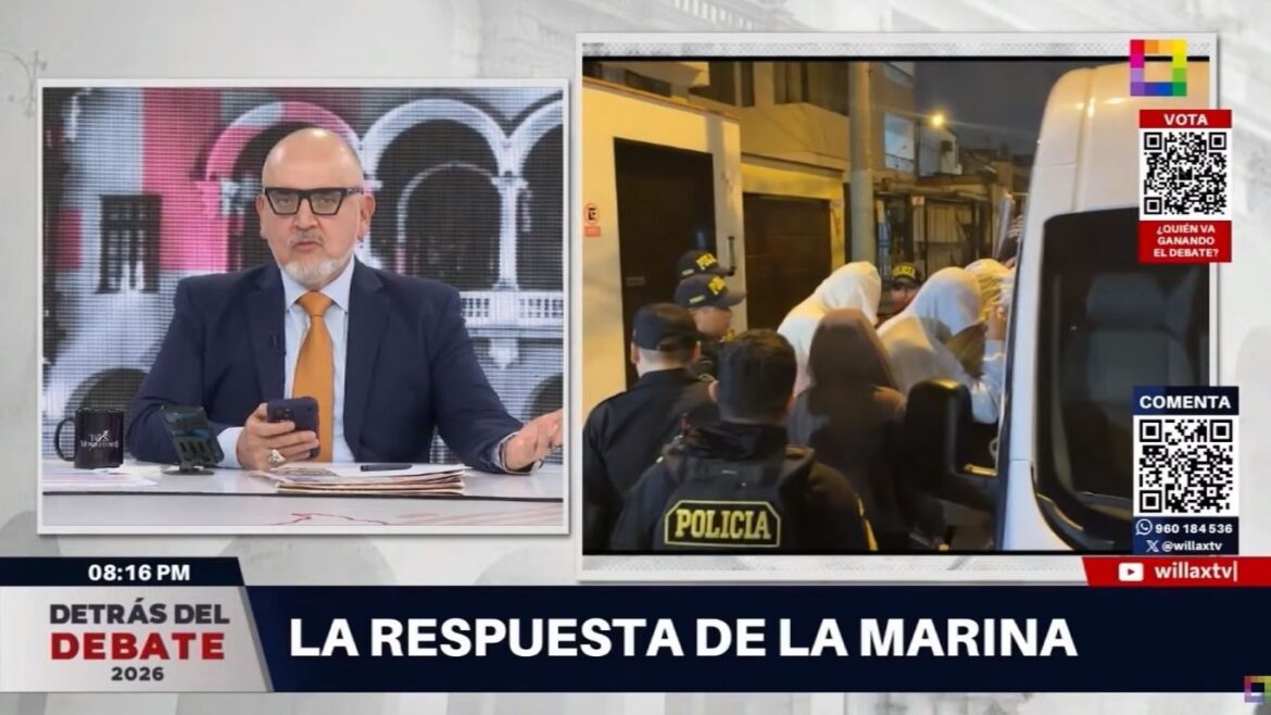 El periodista Beto Ortiz señaló que, de acuerdo con fuentes confiables, los seis adolescentes estarían recibiendo trato especial. Foto: captura Willax TV.