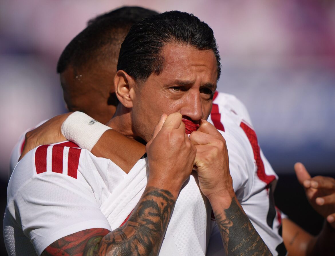 Gianluca Lapadula volvió a marcar con la Selección Peruana y puso fin a una larga espera (Foto: Selección Peruana – FPF)