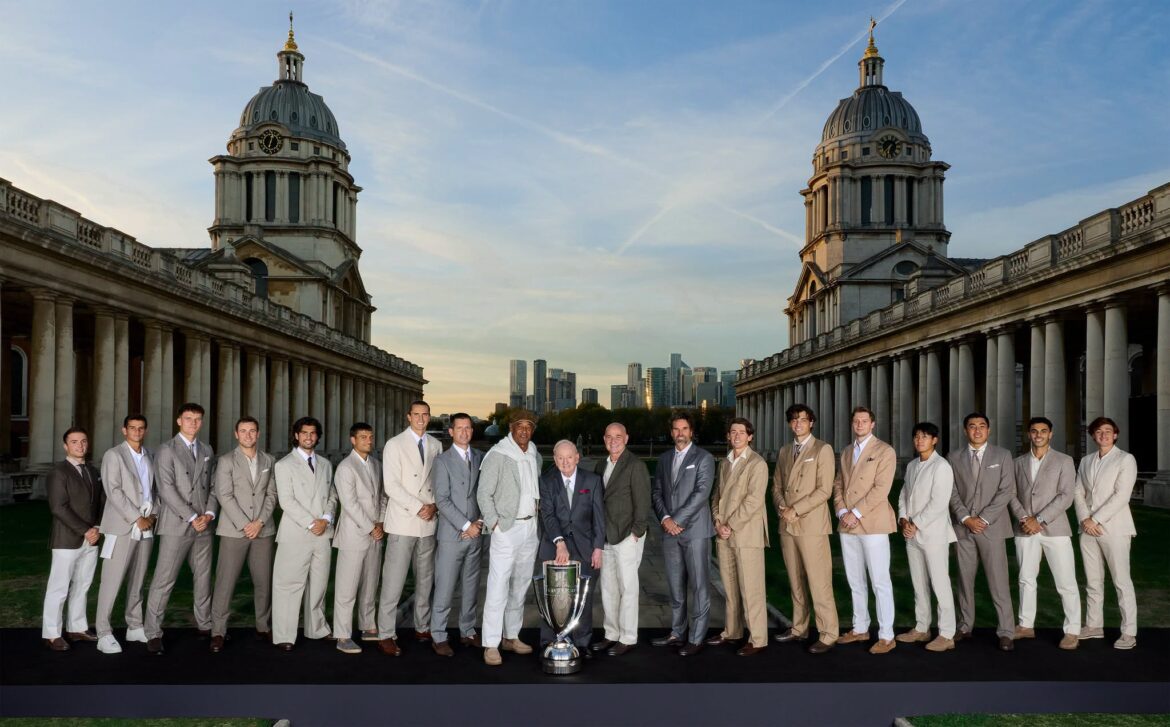 Ignacio Buse ya vive la Laver Cup 2026 y protagonizó una especial foto junto a las grandes figuras del tenis mundial en Londres. (Foto: Laver Cup)