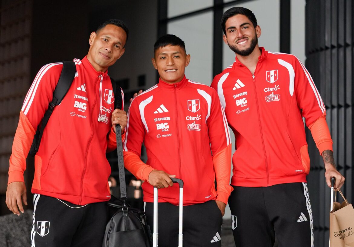 Selección Peruana partió rumbo a Estados Unidos con una baja y una situación pendiente (Foto: Selección Peruana – FPF)