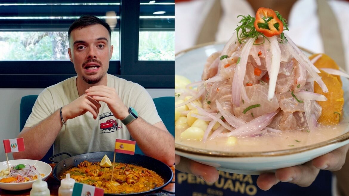 Ceviche peruano que representa a Perú en el Mundial de Comidas organizado por Ibai Llanos.