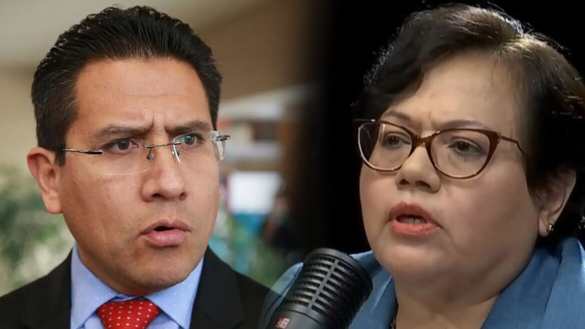 Amado Enco presentó una denuncia contra María Caruajulca. Foto: composición Caretas/Andina