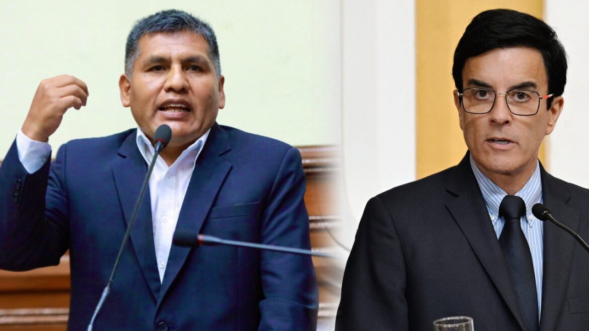 Jaime Quito apuntó contra el canciller Carlos Espá. Foto: composición Caretas/Andina