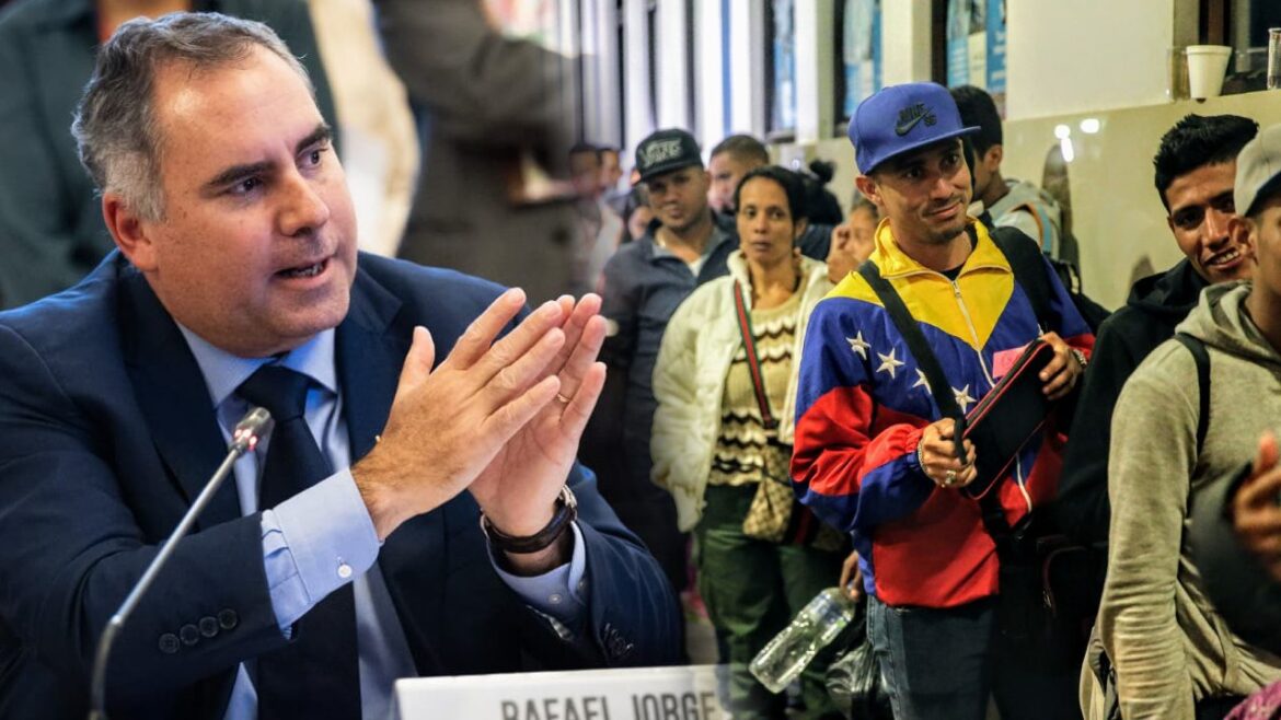 Rafael Belaunde propuso retener a inmigrantes indocumentados hasta por 7 días. Foto: composición Caretas/Mindef/Andina