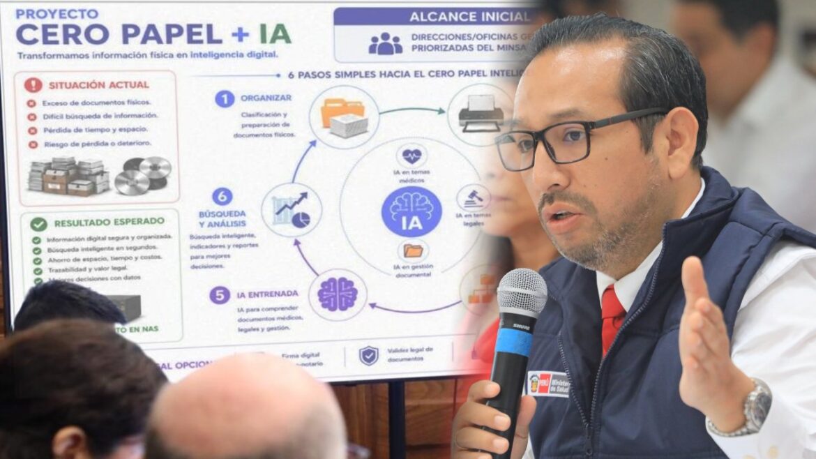 Luis Dyer impulsa la digitalización del Minsa. Foto: composición Caretas