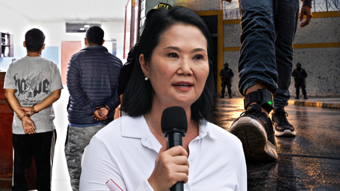 El Gobierno de Keiko Fujimori plantea seguimiento para condenados por delitos graves tras salir de prisión. Foto: composición Caretas
