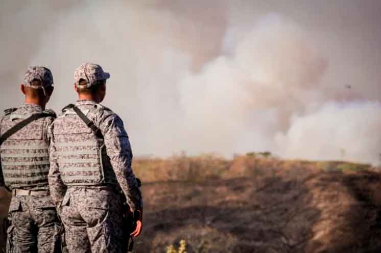 Militares en Colombia.