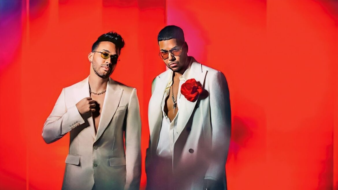Romeo Santos y Prince Royce, referentes de la bachata, durante sus presentaciones musicales.
