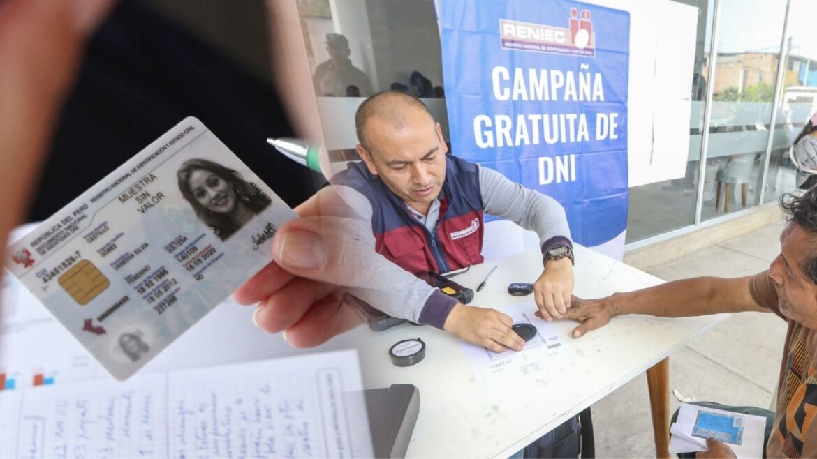 Consulta sobre las fechas, lugares y beneficiarios de la campaña de Reniec para obtener el DNI gratis. Foto: composición Caretas/Andina