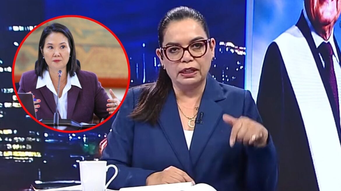 Milagros Leiva apunta contra el Gobierno de Keiko Fujimori. Foto: composición Caretas
