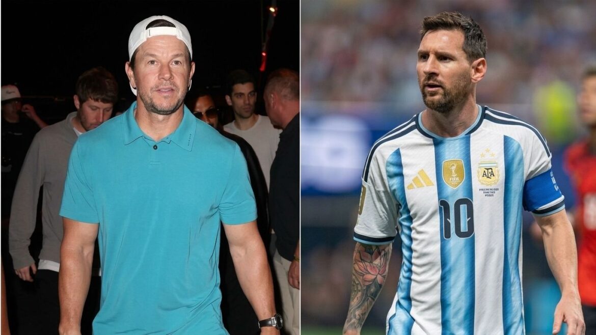 Mark Wahlberg en una entrevista habló sobre el retiro de Lionel Messi.