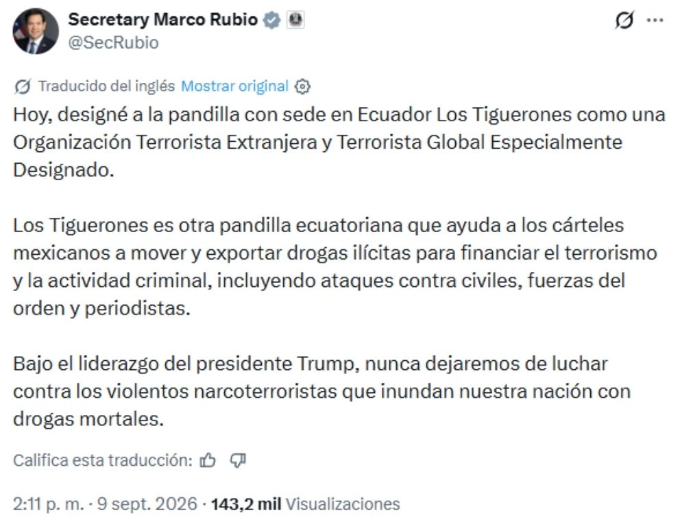 Marco Rubio Foto: X