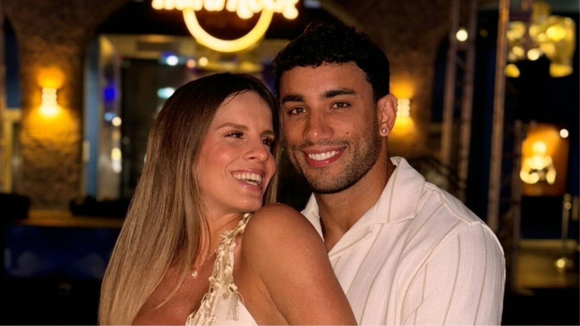 Said Palao junto a Alejandra Baigorria.