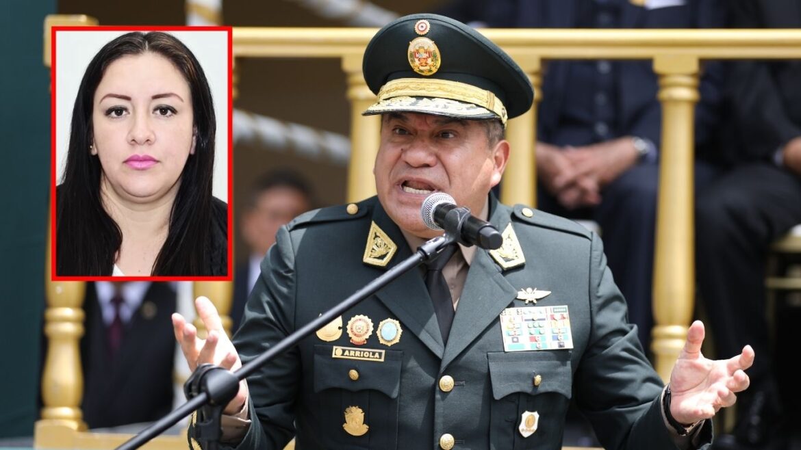 Alias La Gringa registró varios ingresos al Comando General de la Policía durante 2025. Foto: composición Caretas/PNP/Willax