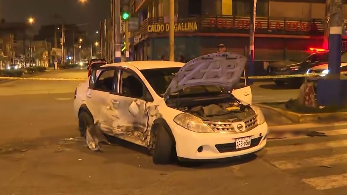 Accidente en SJM deja un joven muerto y dos mujeres heridas. Foto: Latina