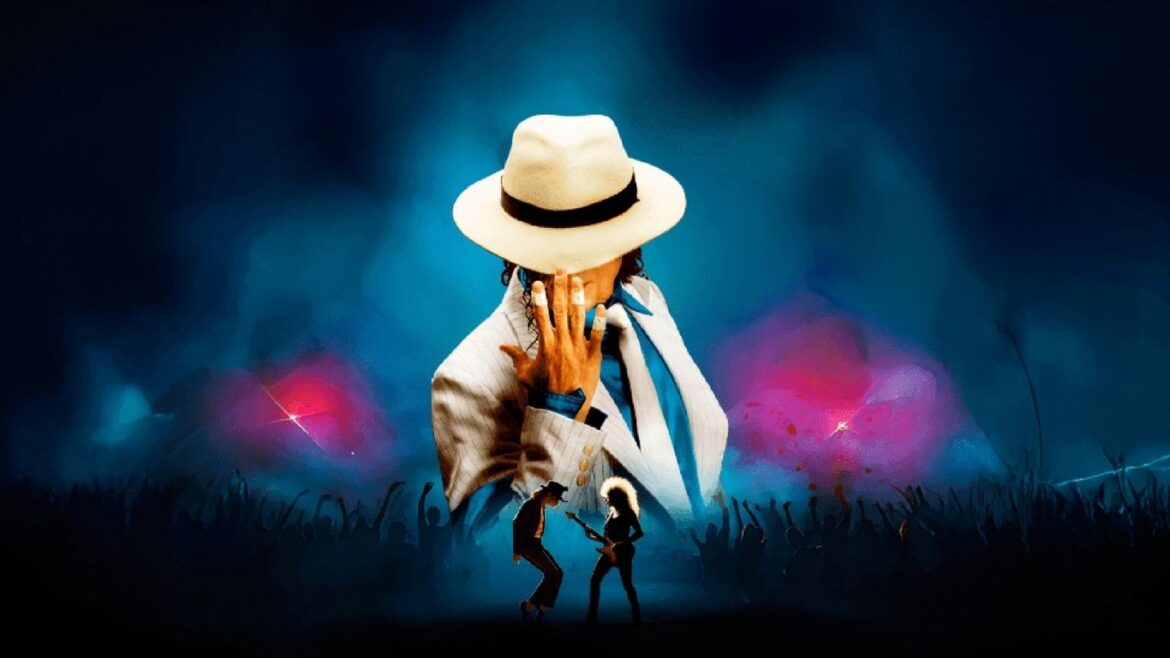 Michael Jackson durante una de sus presentaciones en vivo.