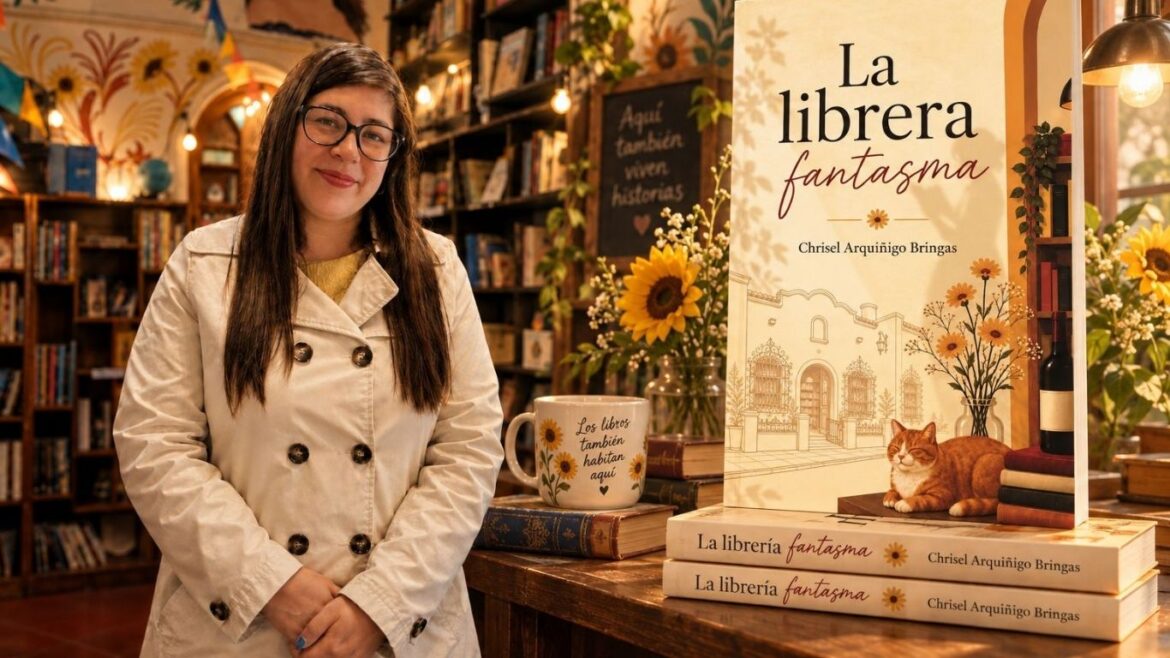 Chrisel Arquiñigo, autora de ‘La librera fantasma’, su primera novela.