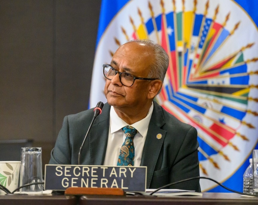 Secretario general de la OEA, Albert Ramdin. - drogas a Europa