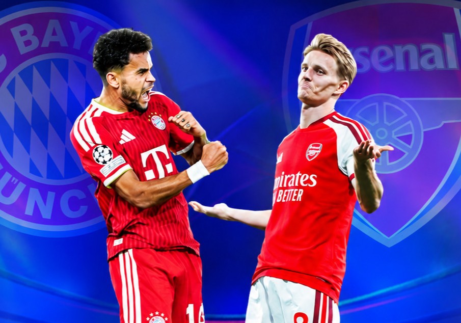Bayern Múnich vs. Arsenal se enfrentan por la Champions League (Foto: UEFA Champions League)
