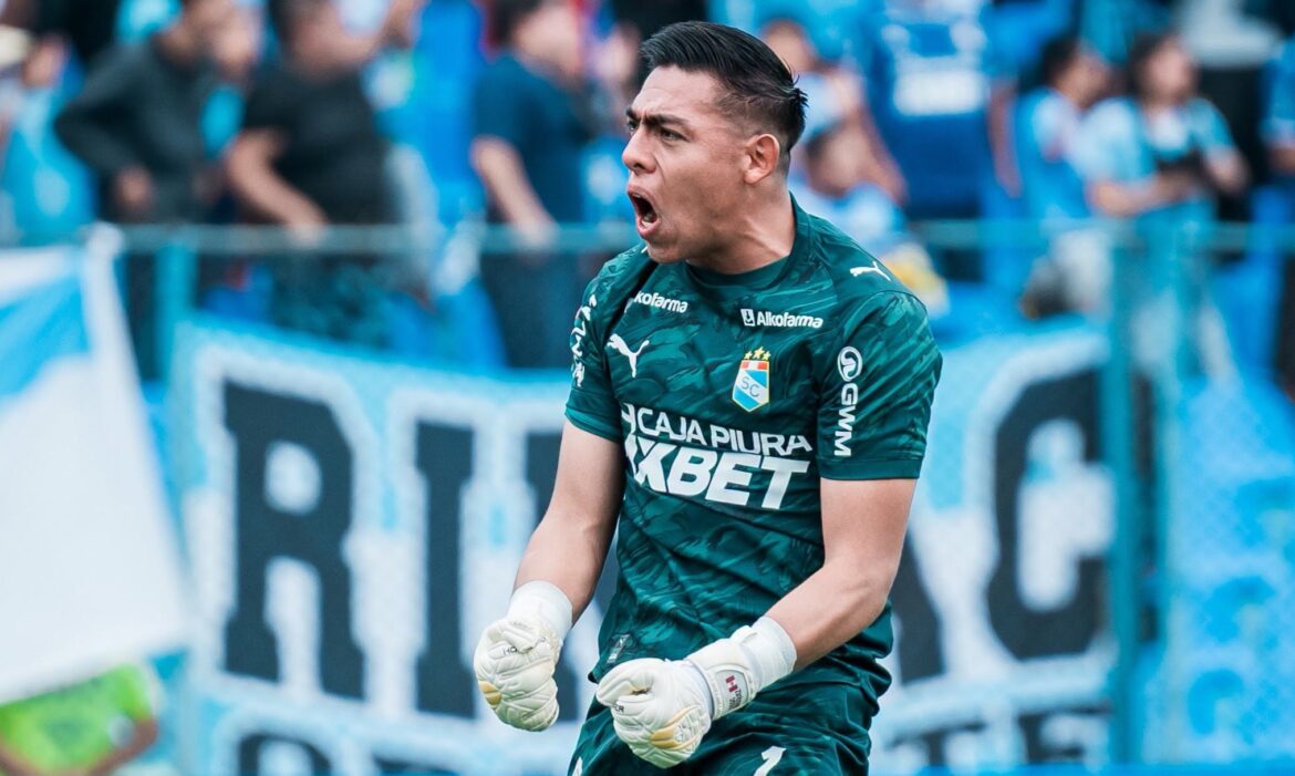Diego Enríquez alcanzó los 100 partidos en el arco de Sporting Cristal. (Foto: Club Sporting Cristal)