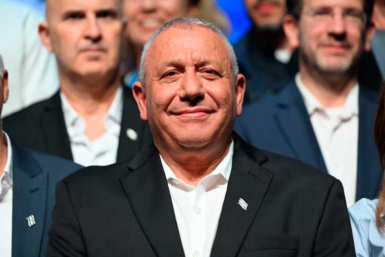 El líder del Partido Yashar, Gadi Eisenkot