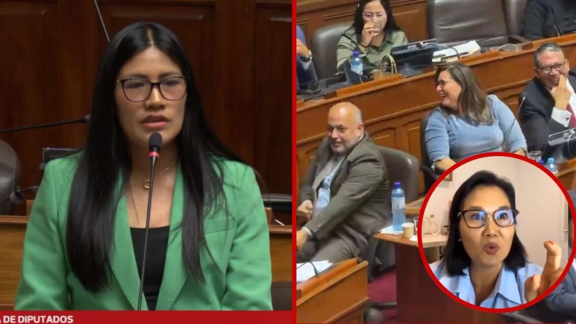 Diputada de Juntos por el Perú lanza crítica en contra de la presidente Keiko Fujimori por sus transmisiones en Tiktok. Foto: composición Caretas