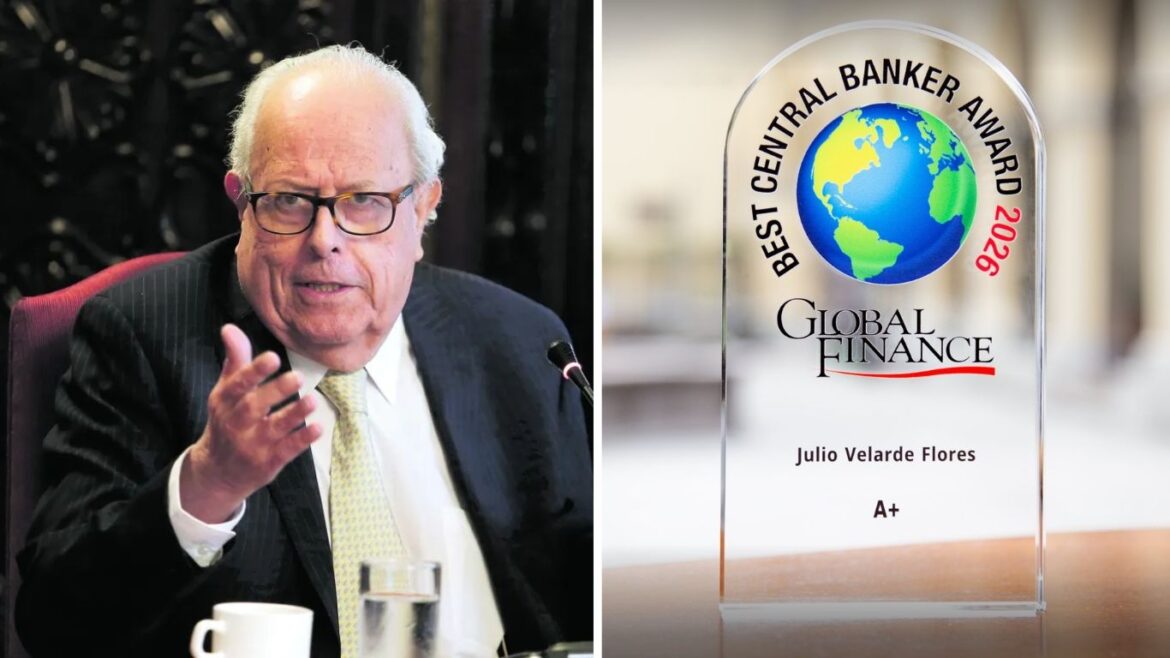 Julio Velarde consigue la máxima calificación mundial por segunda vez y comparte el primer lugar con Dinamarca. Foto: composición Caretas / BCRP vía X.