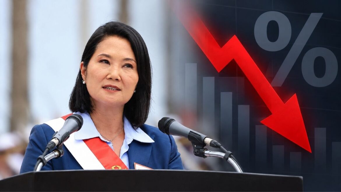 Aprobación de Keiko Fujimori bajó este mes. Foto: ilustración Caretas