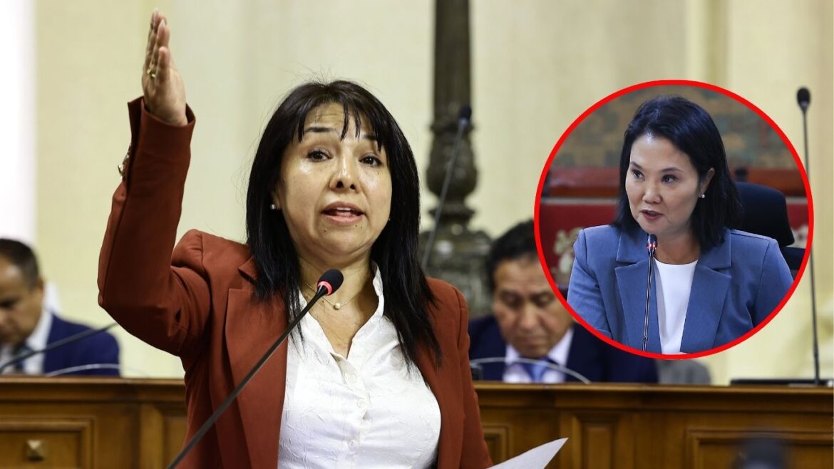 Mirtha Vásquez apuntó contra el oficialismo liderado por Keiko Fujimori. Foto: composición Caretas/Congreso/Presidencia