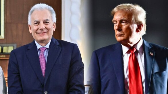 Álvaro Vargas Llosa dejó de lado las críticas al Gobierno de Donald Trump. Foto: composición Caretas/Presidencia