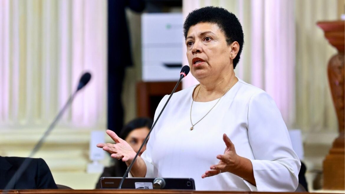 Martha Moyano, representante del oficialismo en el Senado. Foto: Congreso
