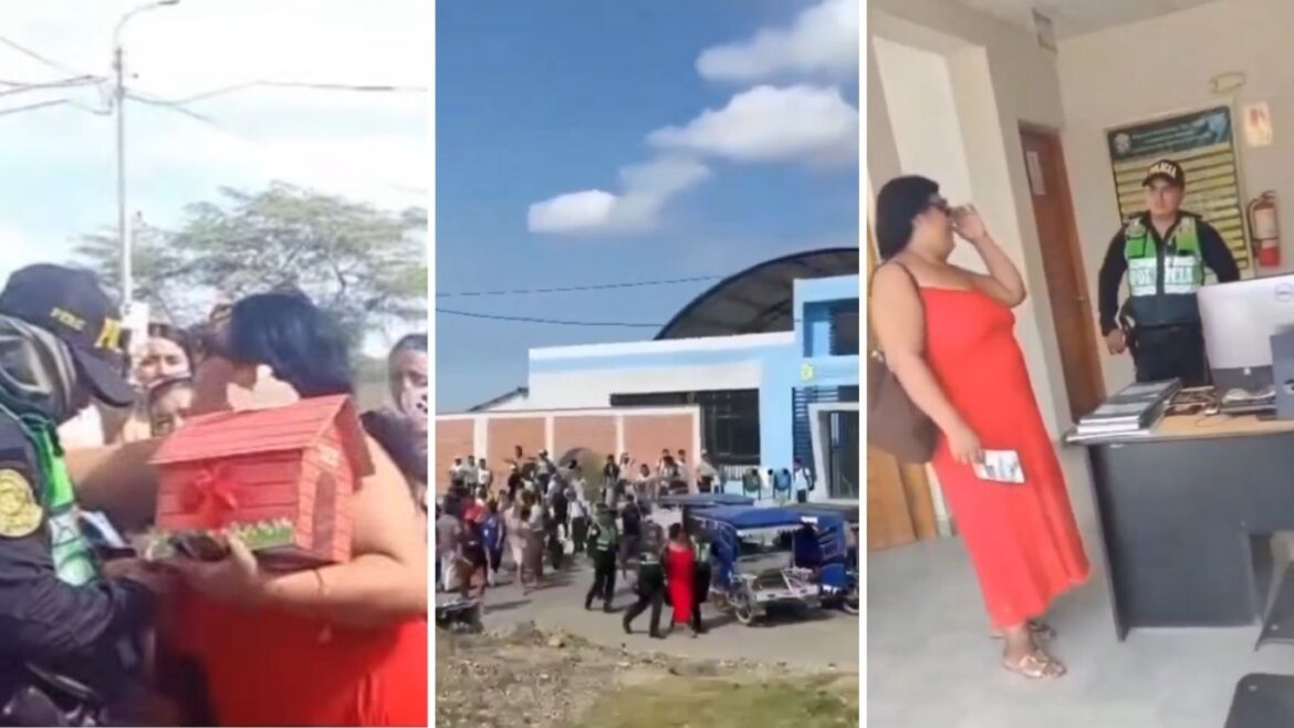 Docente es detenida en Tumbes por violencia. Foto: composición Caretas/difusión