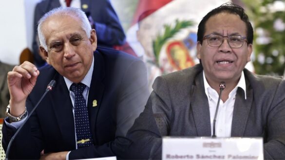 José Baella apuntó contra Roberto Sánchez. Foto: composición Caretas/Congreso/Andina