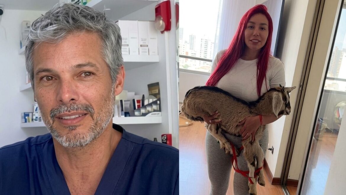 Pancho Cavero critica la decisión de Deysi Araujo de tener una cabrita como mascota en su departamento.