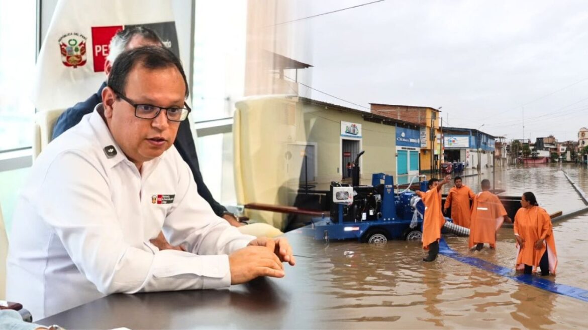 Marco Vinelli anunció las medidas del Gobierno ante la emergencia por el Fenómeno El Niño. Foto: composición Caretas/Midagri