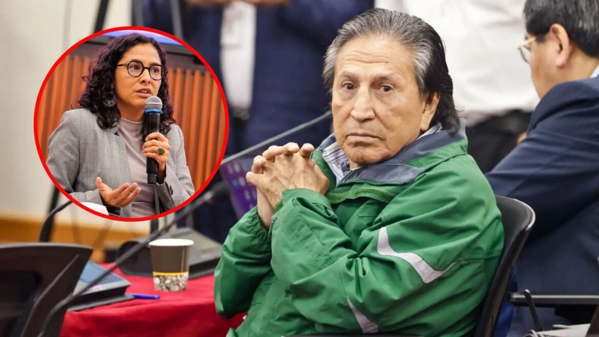 Zaraí Toledo visitó a su padre, Alejandro Toledo, en el penal de Barbadillo. Foto: composición Caretas/Andina/PUCP