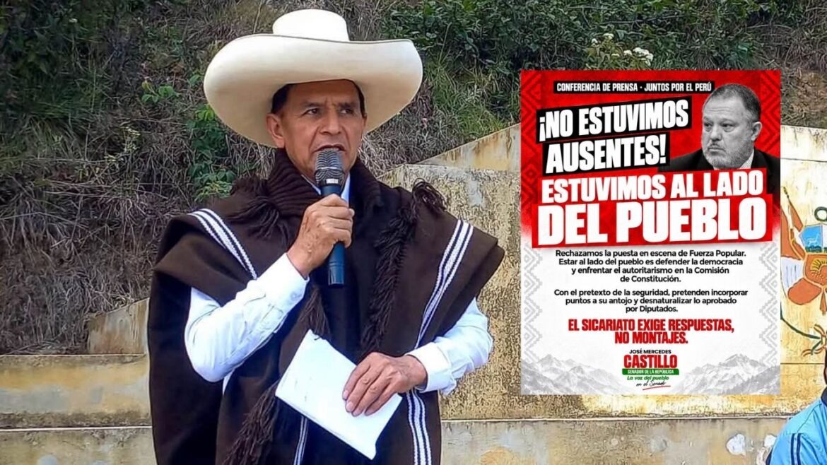 José Castillo Terrones, hermano de Pedro Castillo, apuntó contra Fuerza Popular. Foto: composición Caretas/Facebook