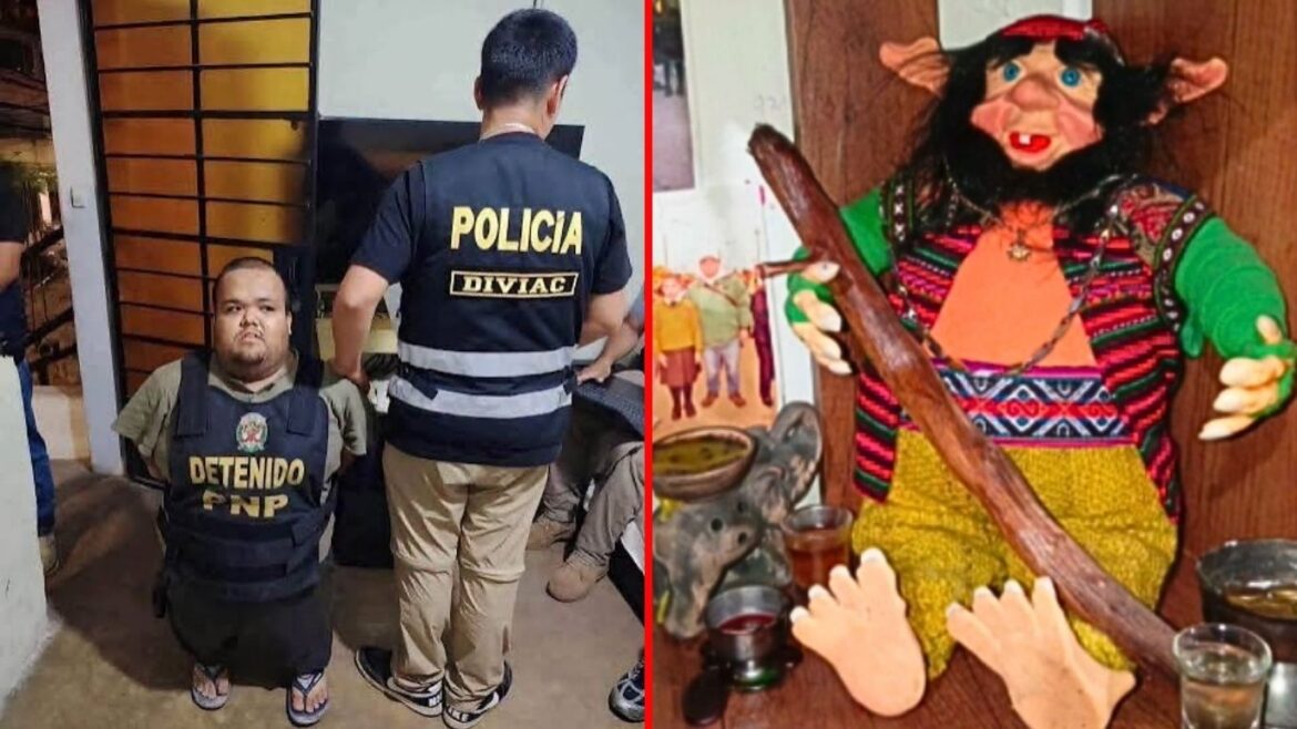 Tras la captura de Chikiplum, la Policía encontró un altar con la figura de un duende. Foto: composición Caretas/Latina