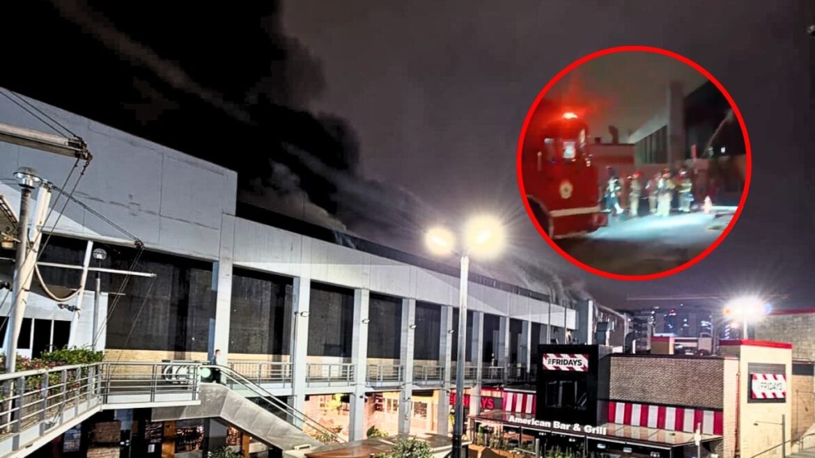 Incendio en el Jockey Plaza ocurrió durante la madrugada de este jueves. Foto: composición Caretas/difusión