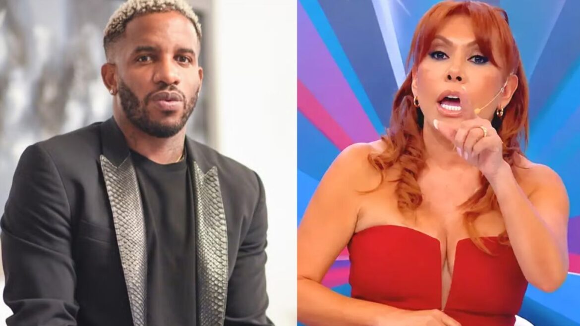Jefferson Farfán y Magaly Medina, protagonistas de una disputa pública que derivó en una denuncia ante la Fiscalía.