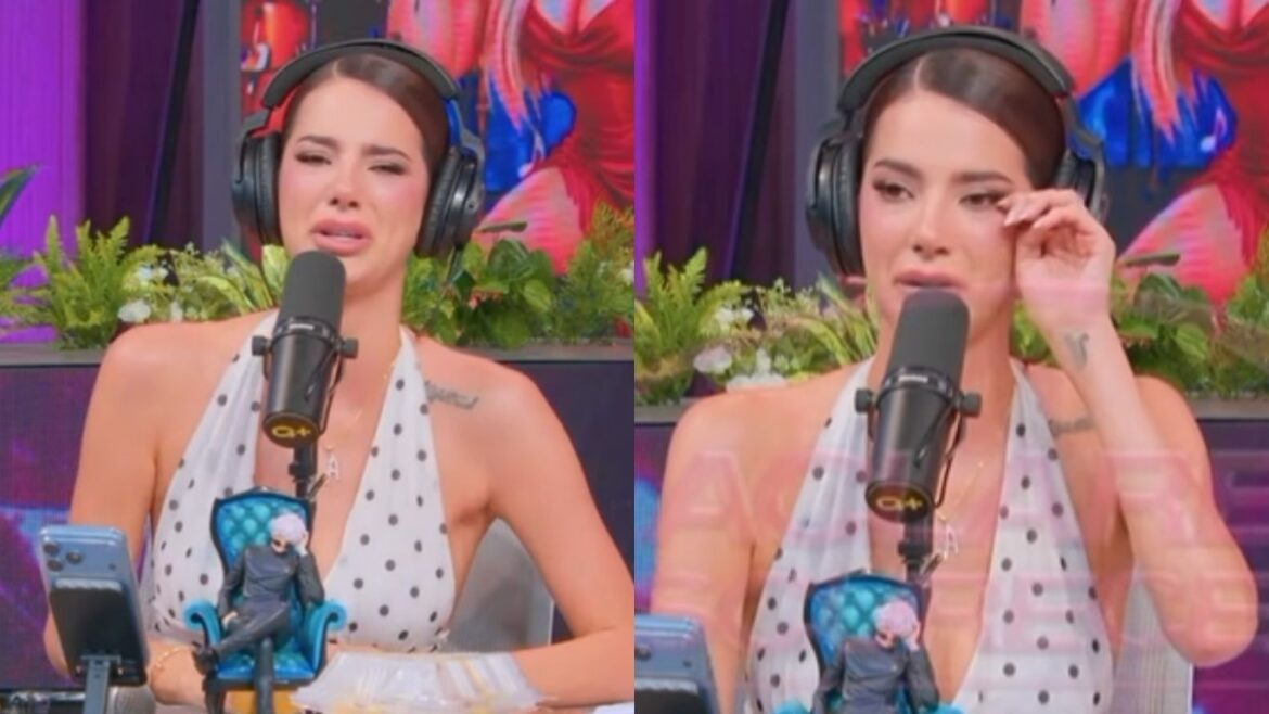 Suheyn Cipriani se despide entre lágrimas de sus compañeros del pódcast ‘No aclares que oscureces’.
