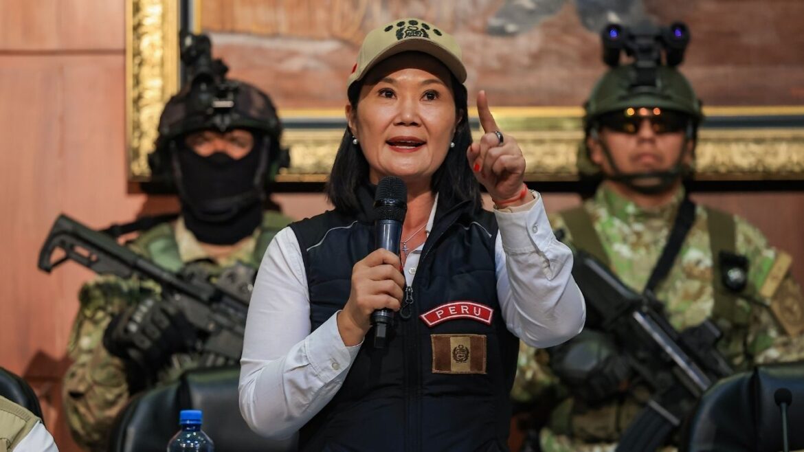Keiko Fujimori habló sobre el Comando Unificado. Foto: Presidencia