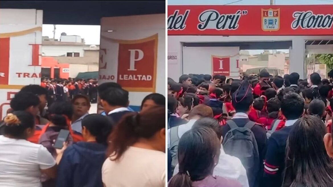 Un colegio en Pisco envió a su domicilio a decenas de alumnos. Foto: composición Caretas/difusión