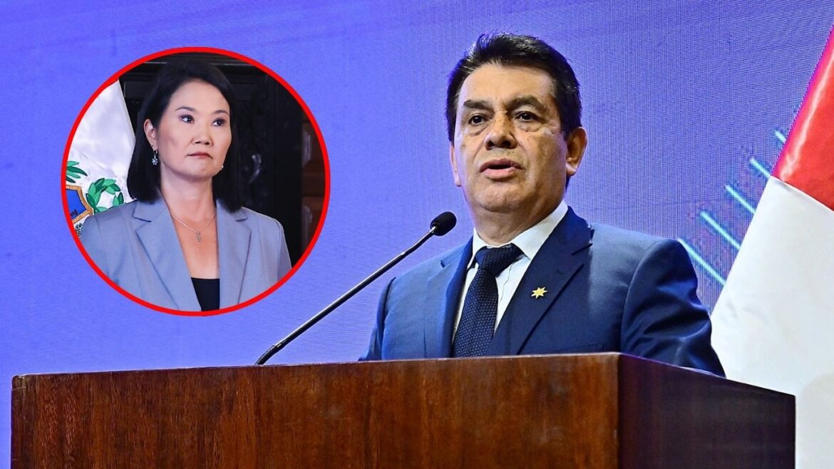 El fiscal de la Nación, Tomás Aladino Gálvez, se dirigió a Keiko Fujimori. Foto: composición Caretas/Gobierno