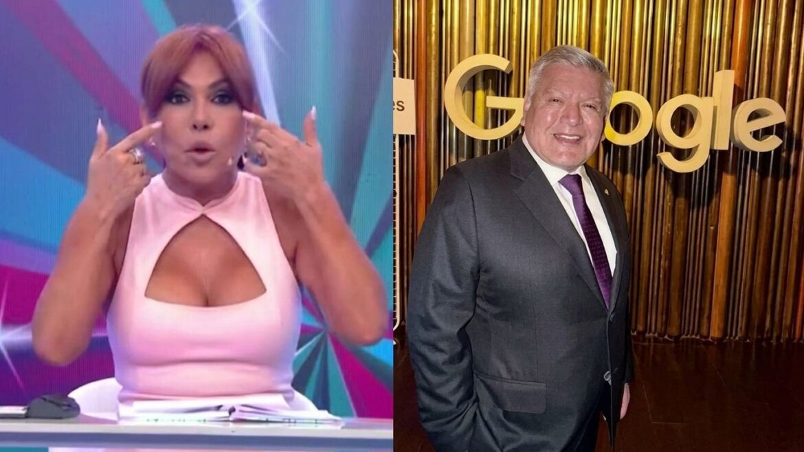 Magaly Medina comenta las imágenes del supuesto cambio de rostro de César Acuña tras una presunta cirugía estética.