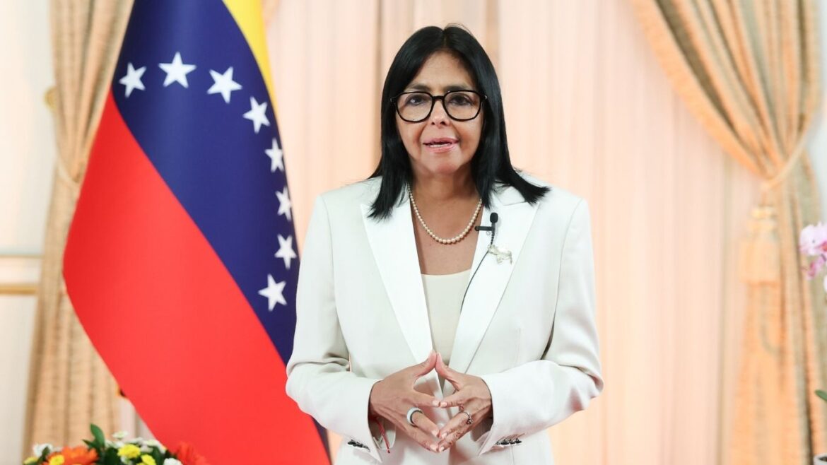 Delcy Rodríguez anunció elecciones, pero no dio detalles. Foto: Presidencia Venezuela