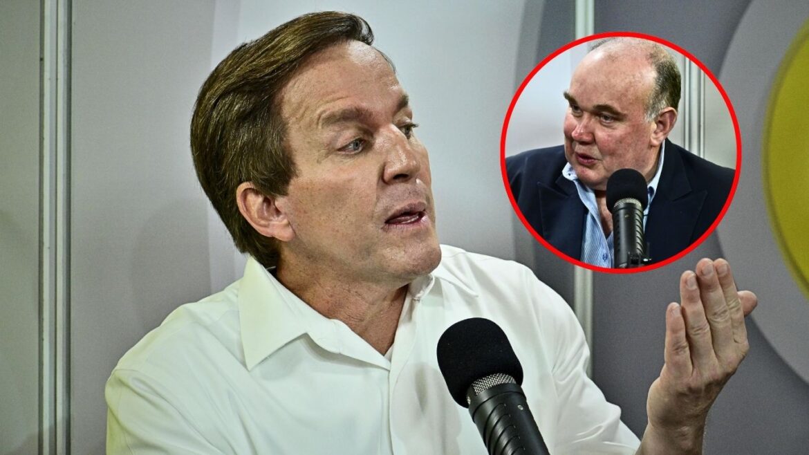 Francis Allison habló sobre el caso Rafael López Aliaga en las ERM 2026. Foto: composición Caretas/Jesús Maza