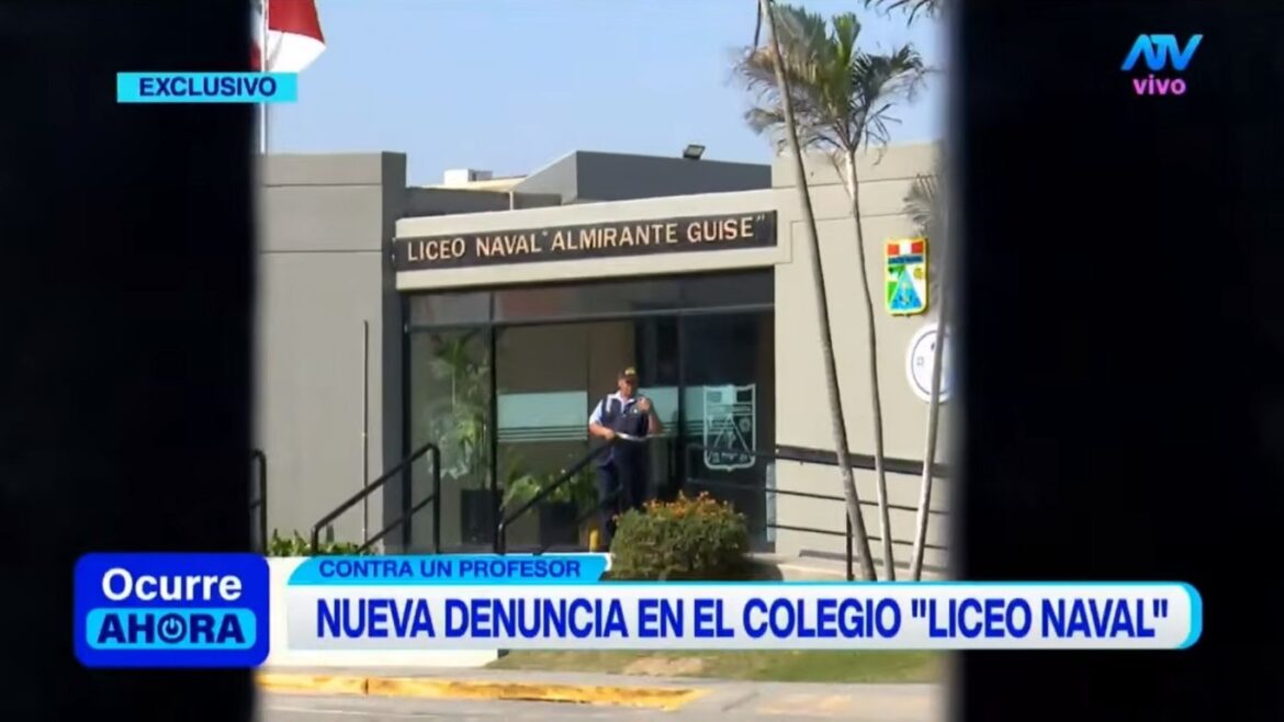 Una madre denuncia presuntos tocamientos indebidos en el colegio Liceo Naval Almirante Guise. Foto: captura ATV