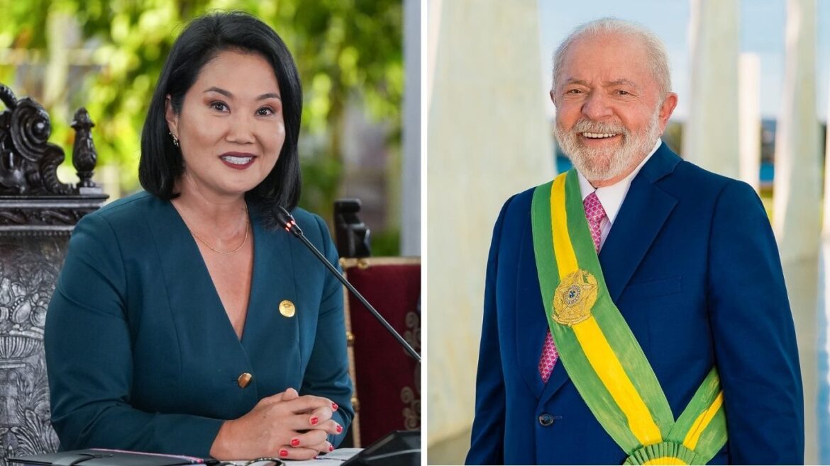 Presidente Fujimori saludó al reelegido presidente Lula Da Silva tras ganar la segunda vuelta de las elecciones en Brasil. Foto: Presidencia e Instagram / composición Caretas.