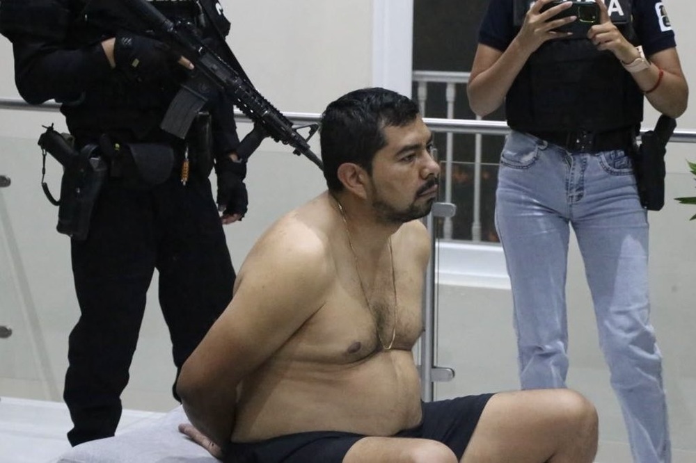 Jackson Felipe Zambrano, detenido en Ecuador.